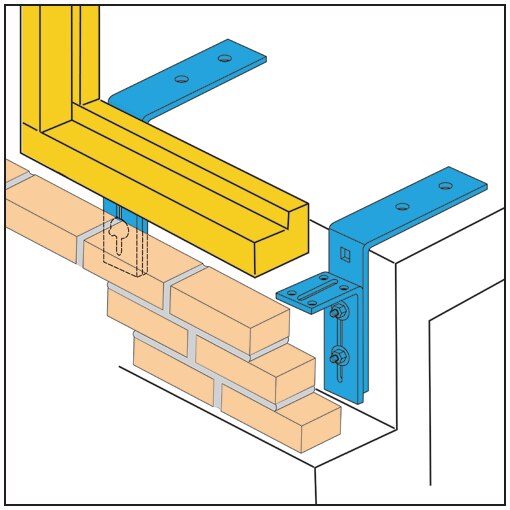 Adjustable frame bracket